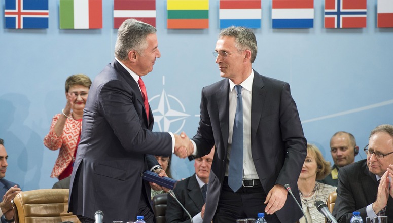 Minister Djukanovic, Secretary General Jens Stoltenberg foto NATO