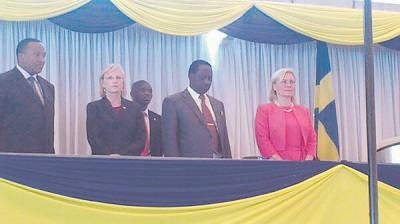 sveriges största ambassad i världen invigdes i Nairobi den 17 september 2012 av Gunilla Carlsson (M), dåvarande biståndsminister. Foto: Privat