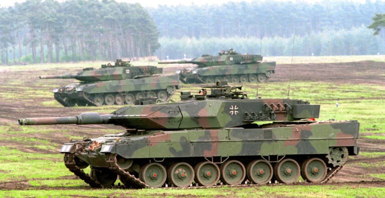 Leopard 2A5 vid tyska Bundeswehr. Foto: Wikipedia