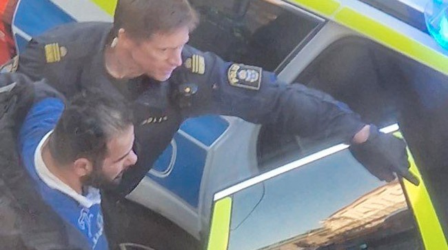 Polisen har gripit en person misstänkt för en knivattack mot ett barn i centrala Göteborg. Foto: Twitter